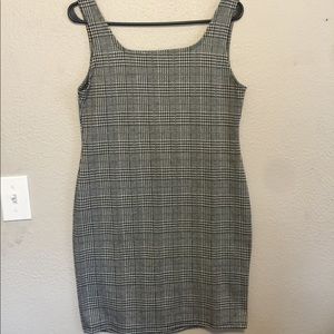 Popular Basics houndstooth dress XL